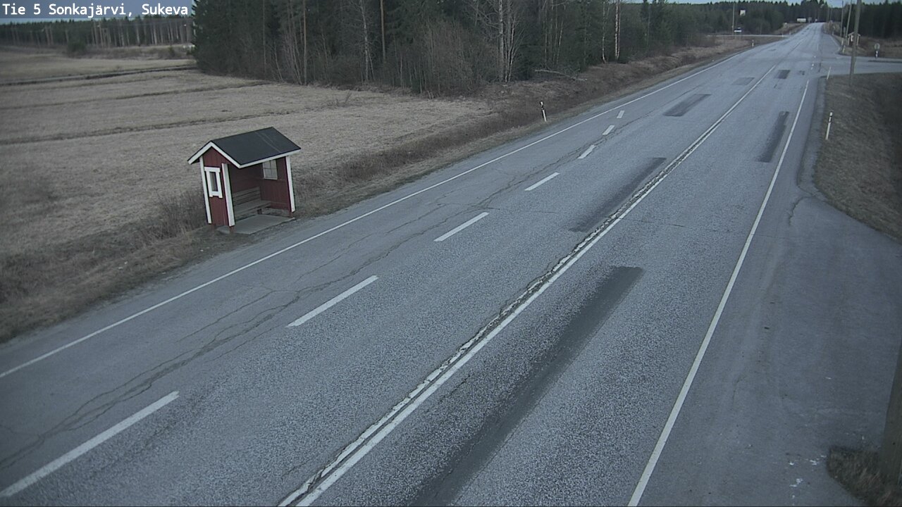 Weather Camera Image Väg 5 Sonkajärvi, Sukeva, Sonkajärvi, Pohjois-Savo