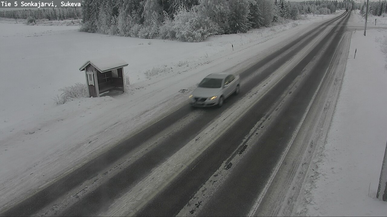 Weather Camera Image Road 5 Sonkajärvi, Sukeva, Sonkajärvi, Pohjois-Savo