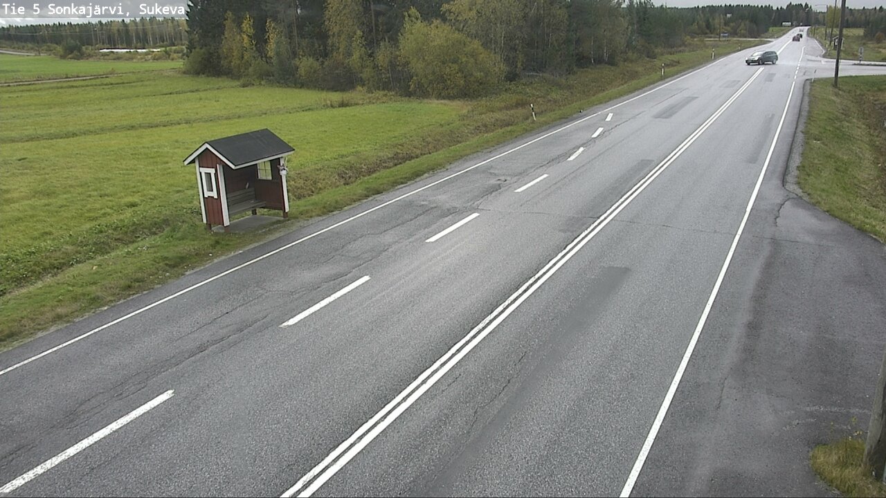 Weather Camera Image Väg 5 Sonkajärvi, Sukeva, Sonkajärvi, Pohjois-Savo