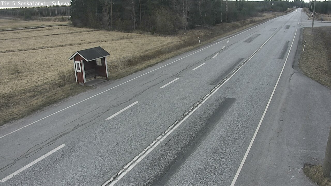 Weather Camera Image Road 5 Sonkajärvi, Sukeva, Sonkajärvi, Pohjois-Savo