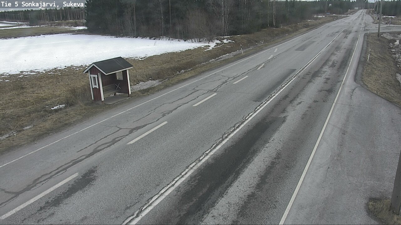 Weather Camera Image Road 5 Sonkajärvi, Sukeva, Sonkajärvi, Pohjois-Savo