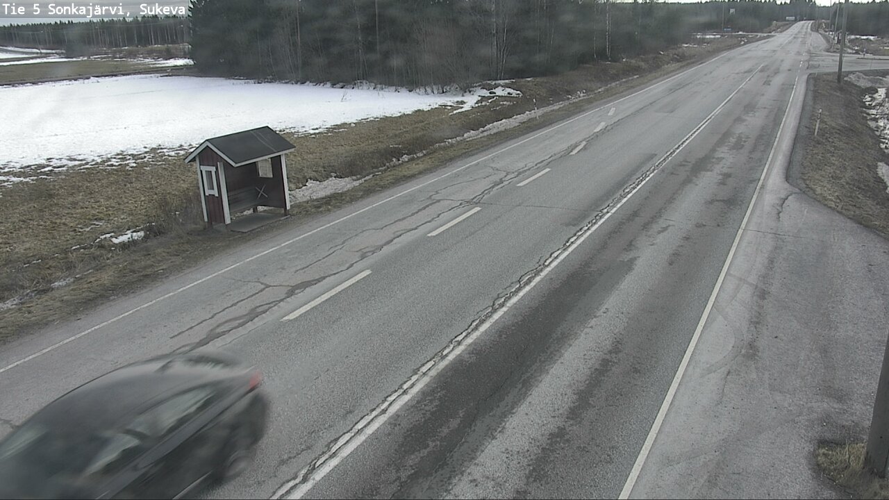 Weather Camera Image Road 5 Sonkajärvi, Sukeva, Sonkajärvi, Pohjois-Savo