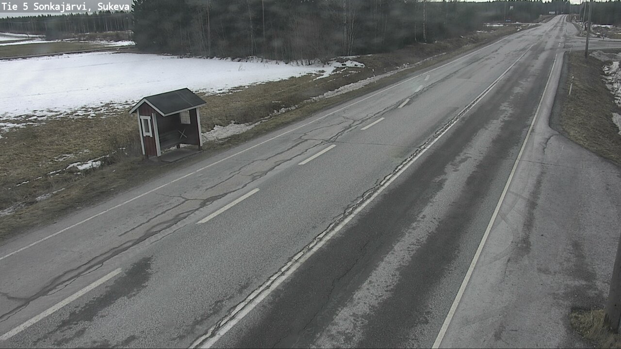 Weather Camera Image Road 5 Sonkajärvi, Sukeva, Sonkajärvi, Pohjois-Savo