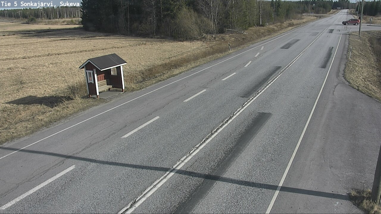 Weather Camera Image Väg 5 Sonkajärvi, Sukeva, Sonkajärvi, Pohjois-Savo
