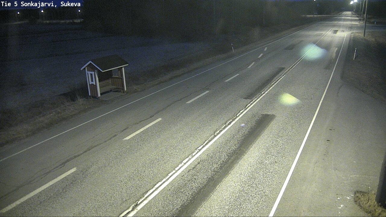 Weather Camera Image Väg 5 Sonkajärvi, Sukeva, Sonkajärvi, Pohjois-Savo
