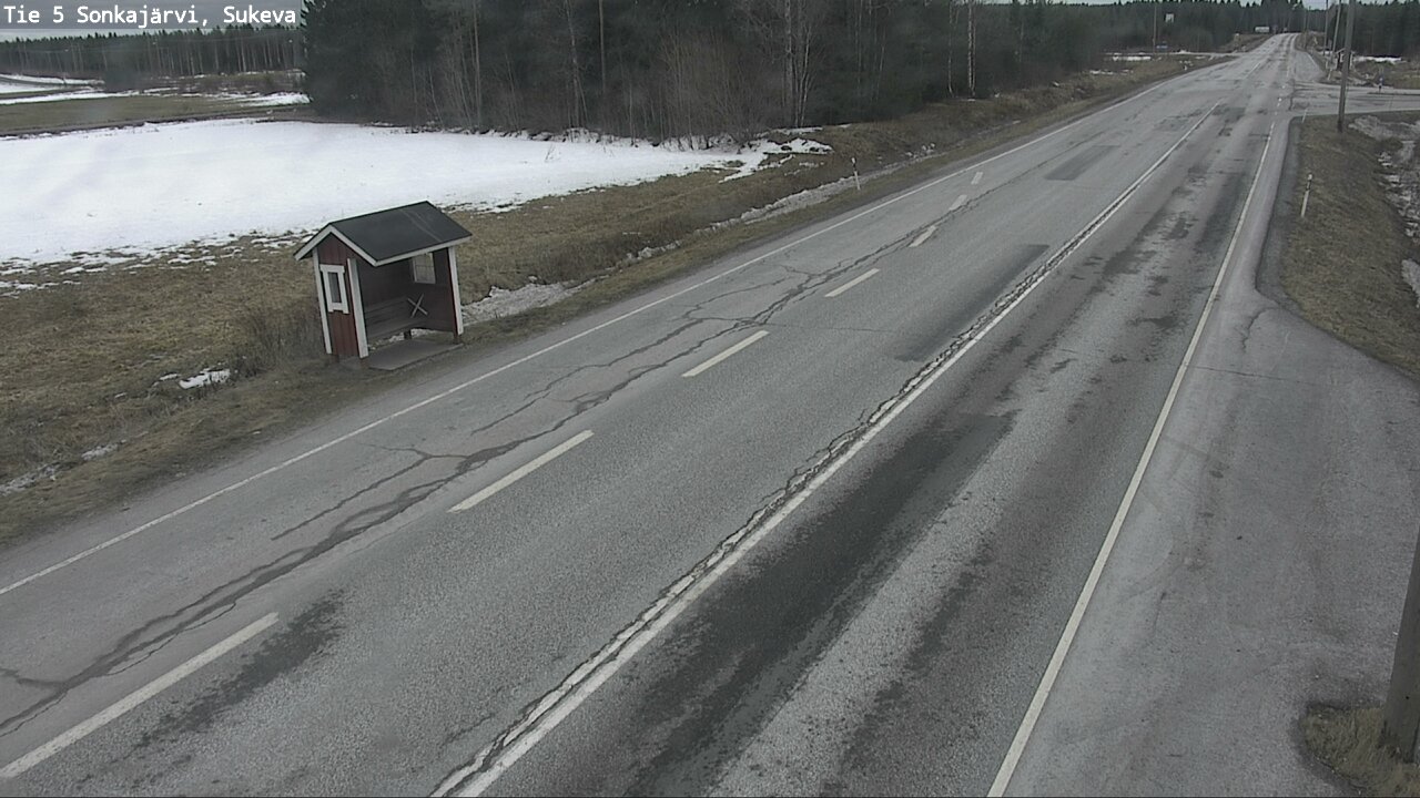 Weather Camera Image Road 5 Sonkajärvi, Sukeva, Sonkajärvi, Pohjois-Savo