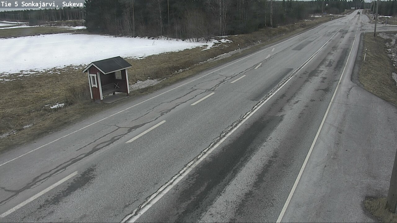 Weather Camera Image Road 5 Sonkajärvi, Sukeva, Sonkajärvi, Pohjois-Savo
