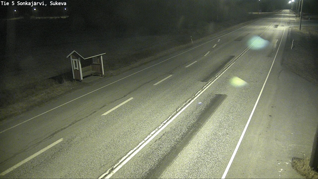 Weather Camera Image Väg 5 Sonkajärvi, Sukeva, Sonkajärvi, Pohjois-Savo