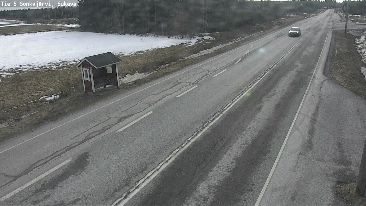 Weather Camera Image Road 5 Sonkajärvi, Sukeva, Sonkajärvi, Pohjois-Savo