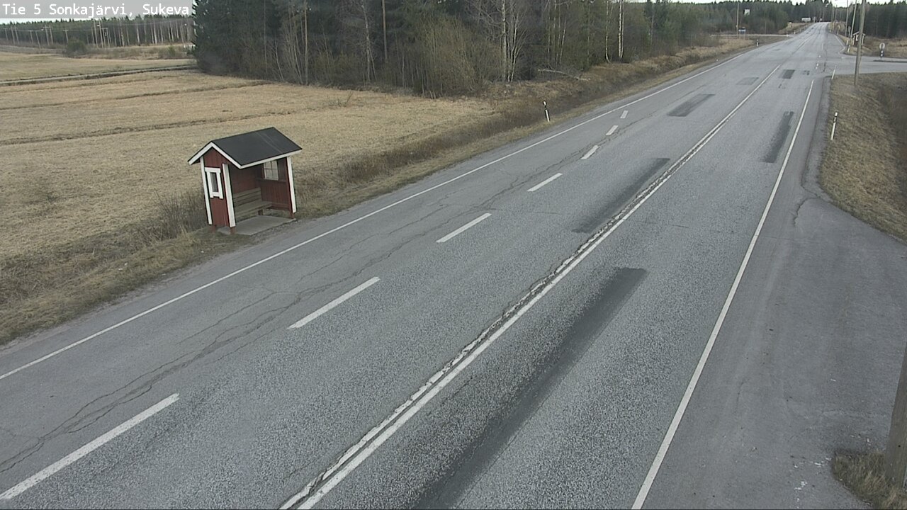 Weather Camera Image Väg 5 Sonkajärvi, Sukeva, Sonkajärvi, Pohjois-Savo
