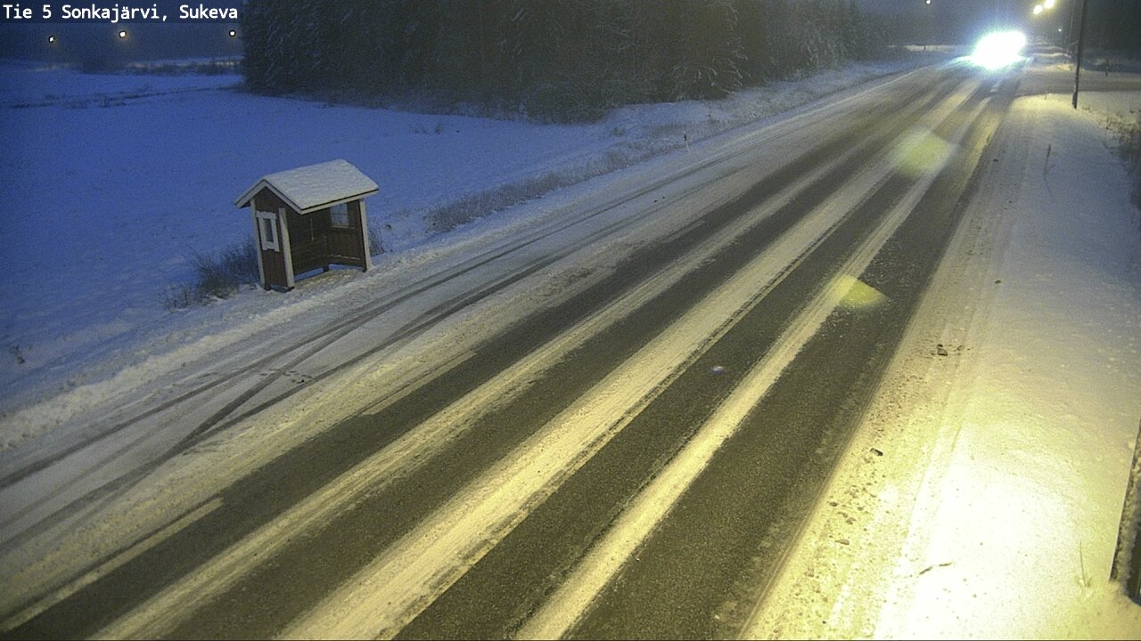 Weather Camera Image Road 5 Sonkajärvi, Sukeva, Sonkajärvi, Pohjois-Savo