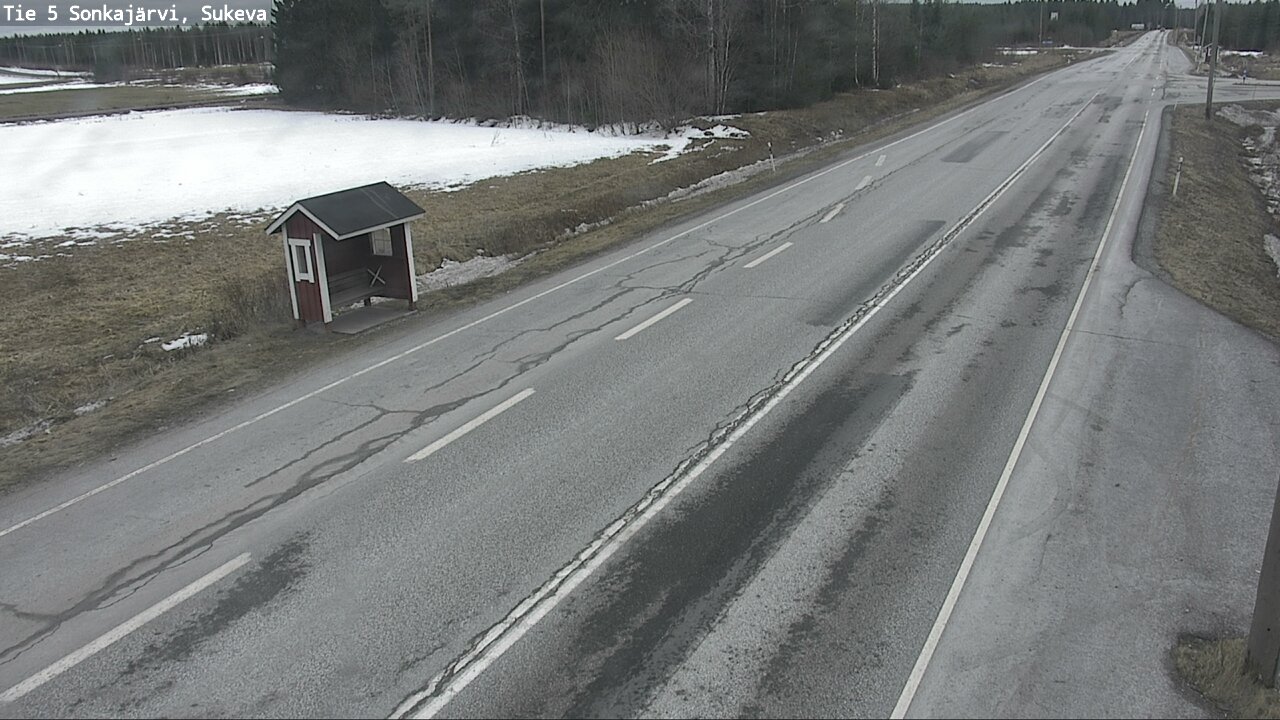Weather Camera Image Road 5 Sonkajärvi, Sukeva, Sonkajärvi, Pohjois-Savo