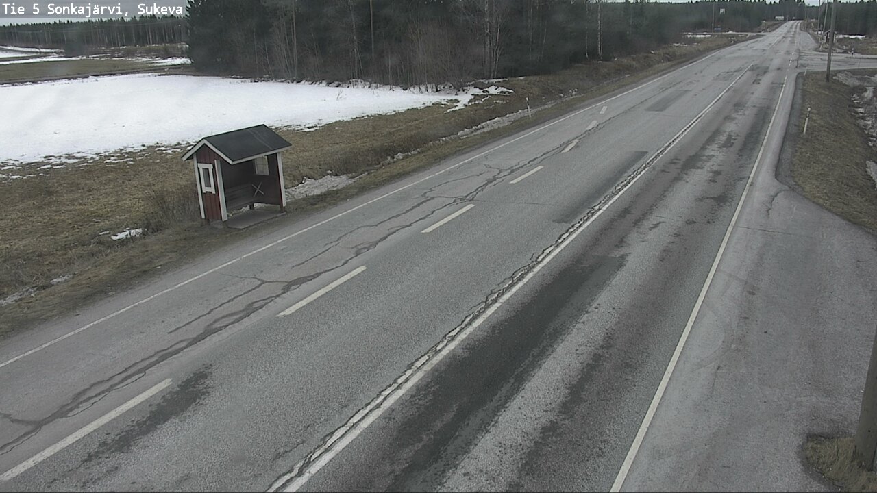 Weather Camera Image Road 5 Sonkajärvi, Sukeva, Sonkajärvi, Pohjois-Savo