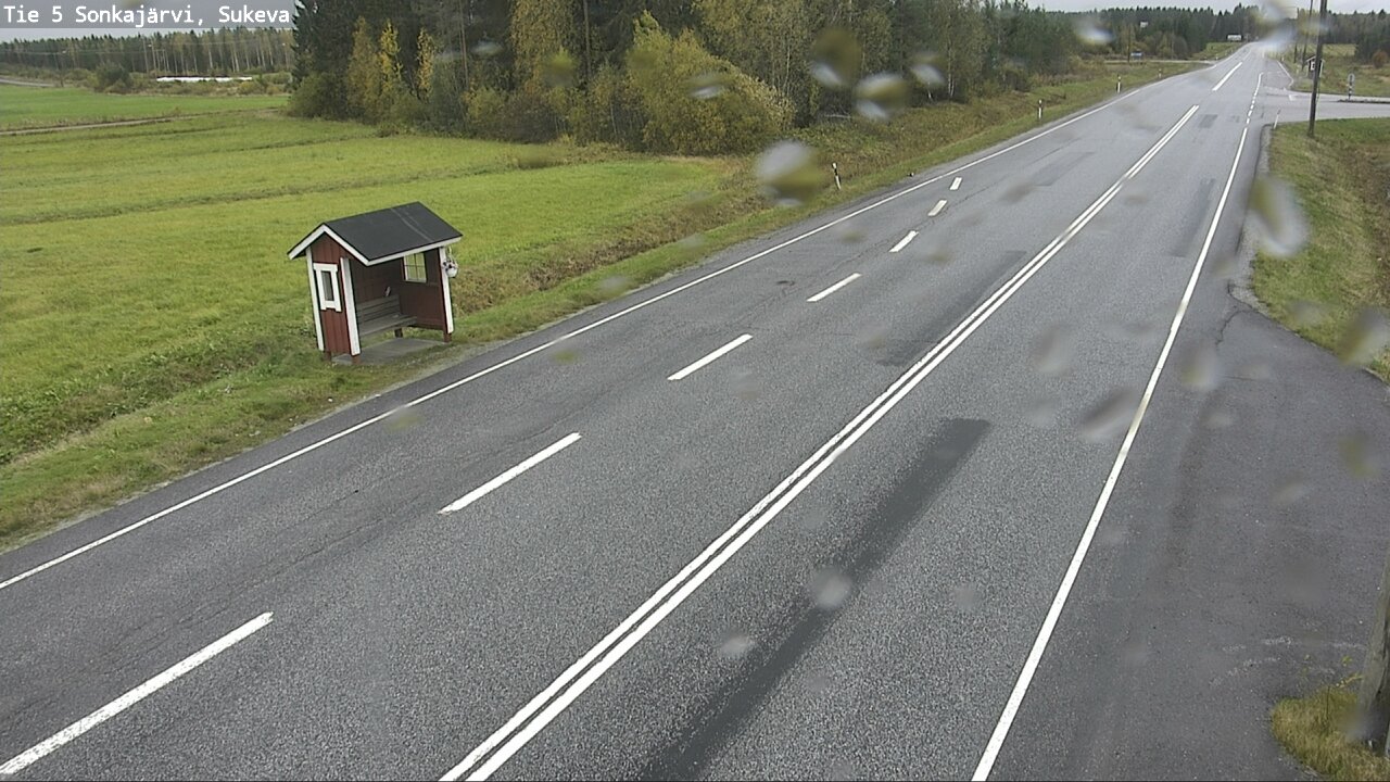 Weather Camera Image Väg 5 Sonkajärvi, Sukeva, Sonkajärvi, Pohjois-Savo