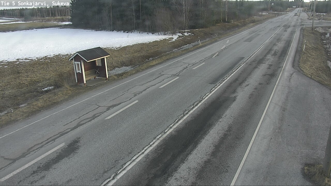 Weather Camera Image Road 5 Sonkajärvi, Sukeva, Sonkajärvi, Pohjois-Savo