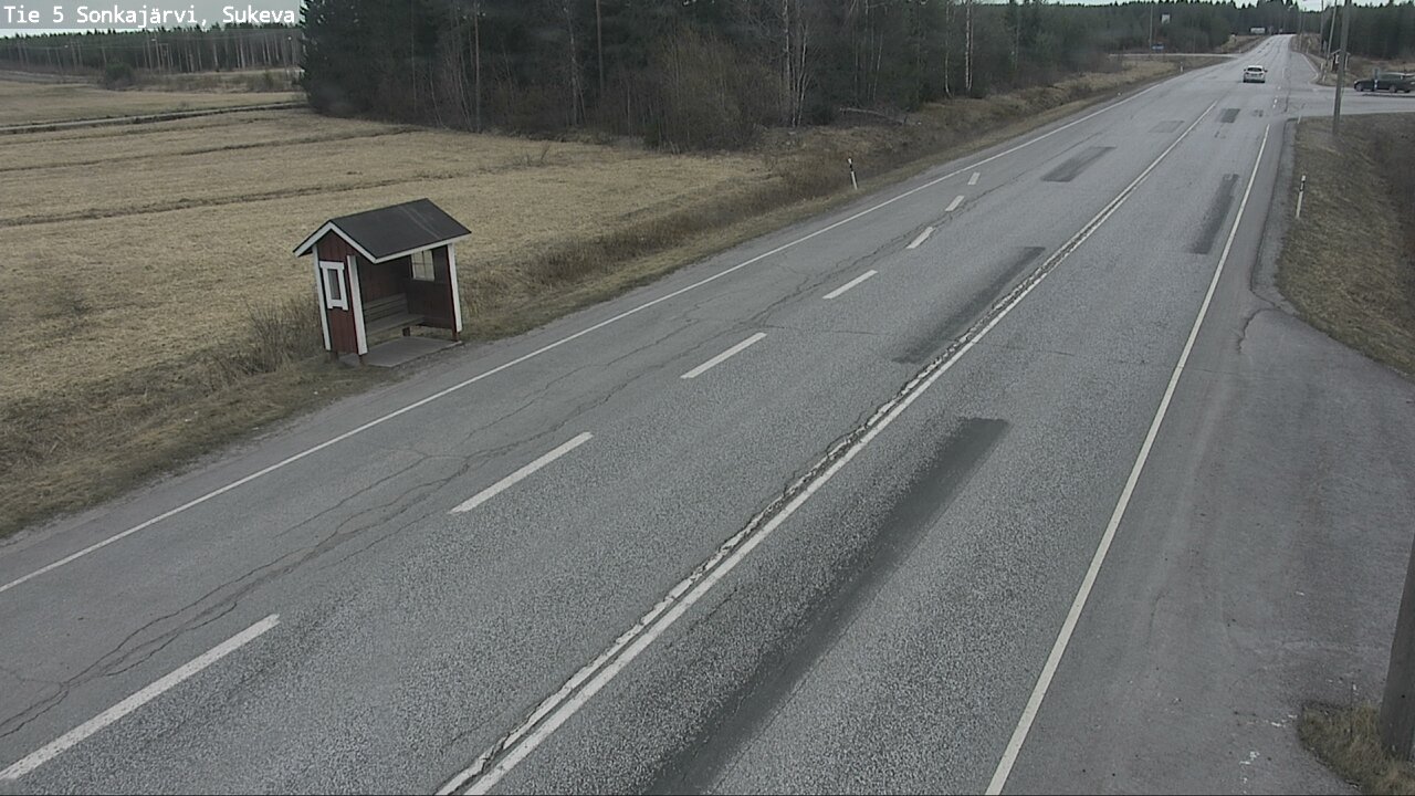 Weather Camera Image Väg 5 Sonkajärvi, Sukeva, Sonkajärvi, Pohjois-Savo