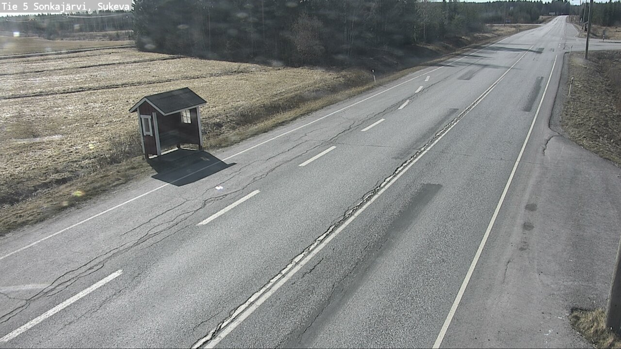 Weather Camera Image Väg 5 Sonkajärvi, Sukeva, Sonkajärvi, Pohjois-Savo