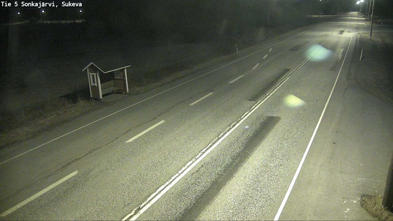 Weather Camera Image Väg 5 Sonkajärvi, Sukeva, Sonkajärvi, Pohjois-Savo