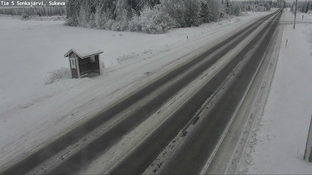 Weather Camera Image Road 5 Sonkajärvi, Sukeva, Sonkajärvi, Pohjois-Savo