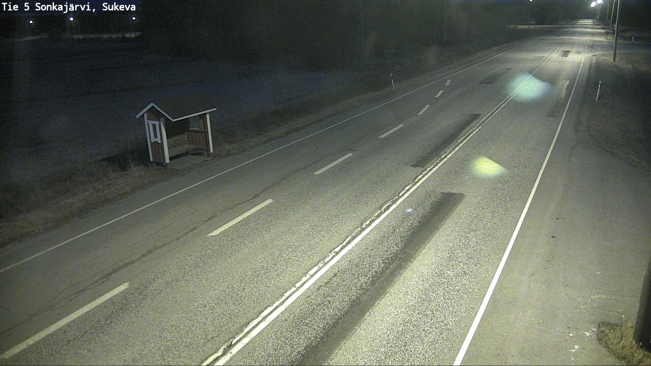 Weather Camera Image Väg 5 Sonkajärvi, Sukeva, Sonkajärvi, Pohjois-Savo