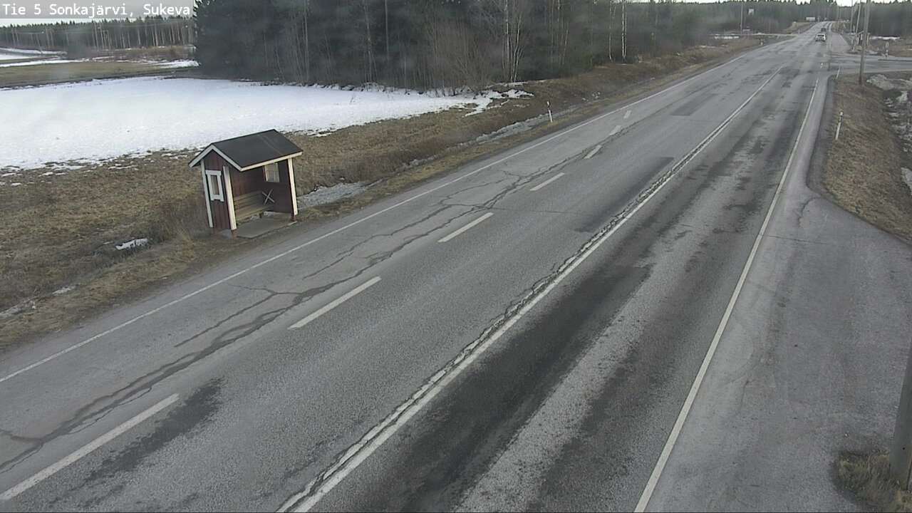 Weather Camera Image Road 5 Sonkajärvi, Sukeva, Sonkajärvi, Pohjois-Savo