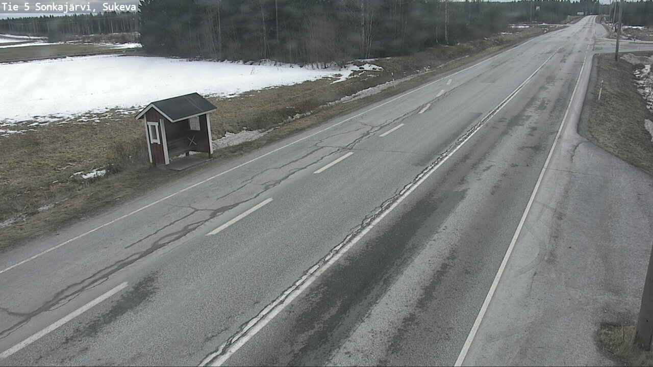 Weather Camera Image Road 5 Sonkajärvi, Sukeva, Sonkajärvi, Pohjois-Savo