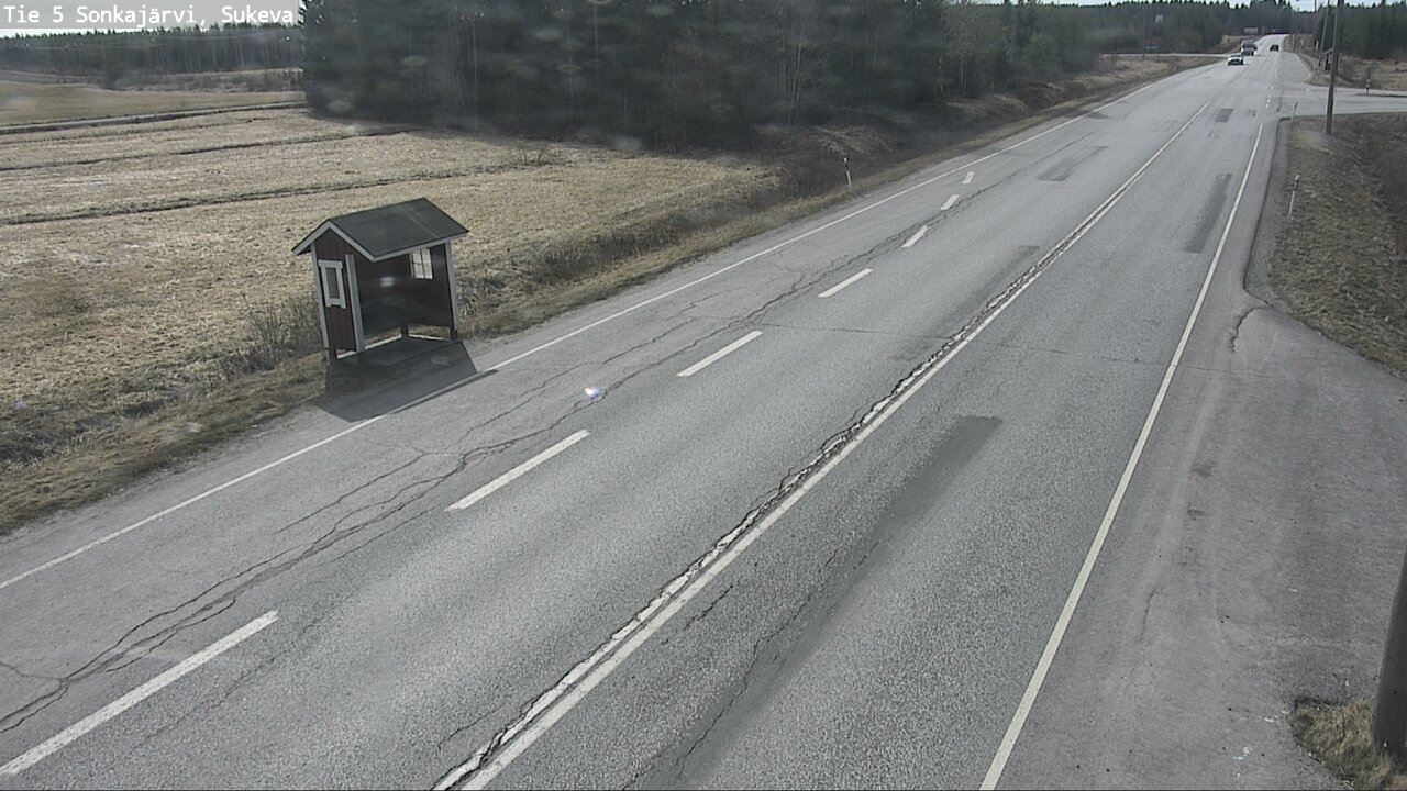 Weather Camera Image Väg 5 Sonkajärvi, Sukeva, Sonkajärvi, Pohjois-Savo