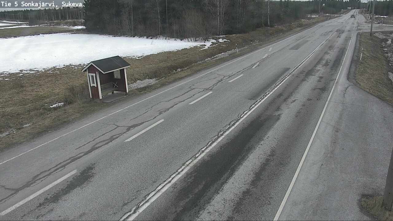Weather Camera Image Road 5 Sonkajärvi, Sukeva, Sonkajärvi, Pohjois-Savo