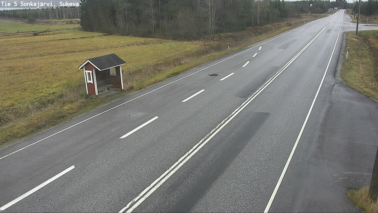 Weather Camera Image Väg 5 Sonkajärvi, Sukeva, Sonkajärvi, Pohjois-Savo