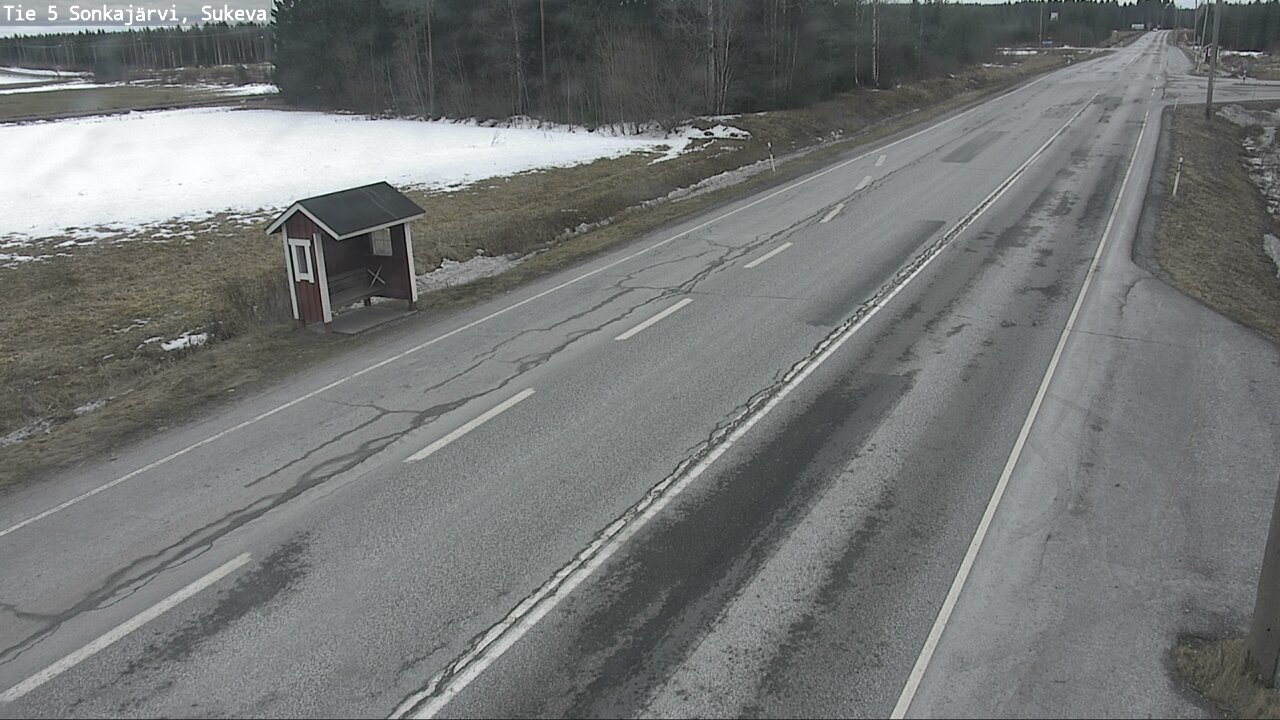 Weather Camera Image Road 5 Sonkajärvi, Sukeva, Sonkajärvi, Pohjois-Savo