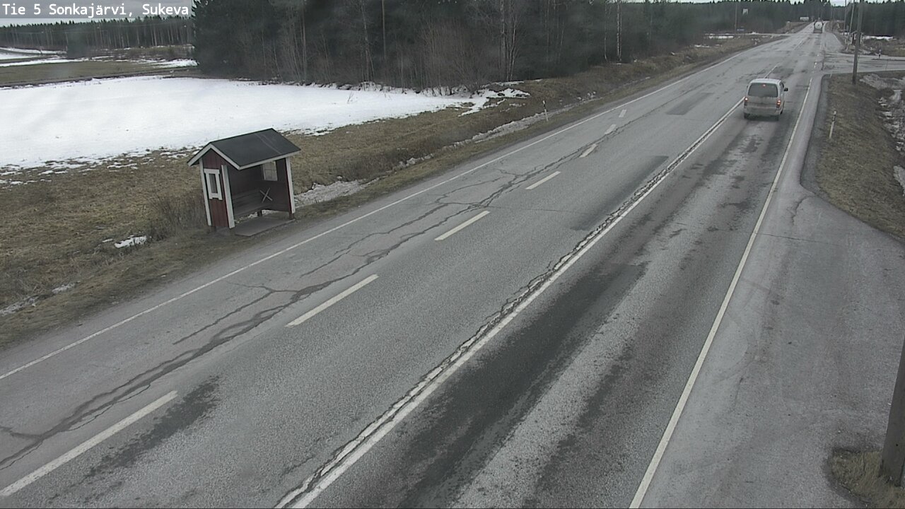 Weather Camera Image Road 5 Sonkajärvi, Sukeva, Sonkajärvi, Pohjois-Savo