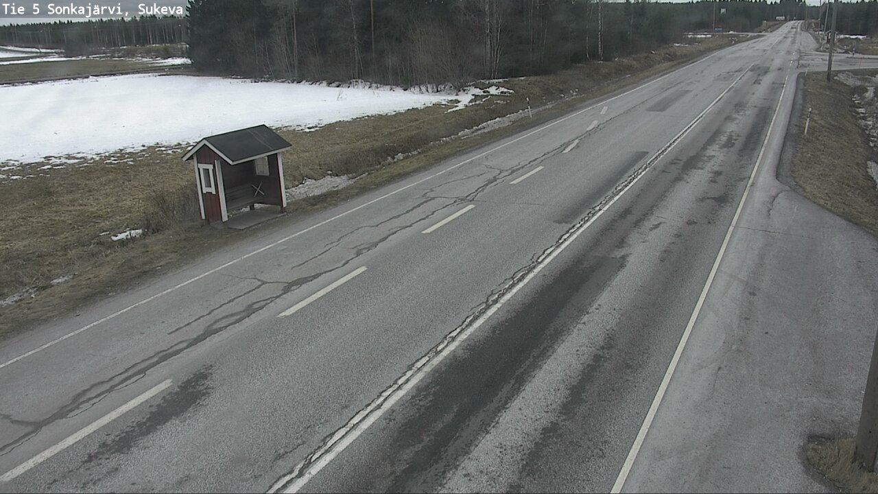 Weather Camera Image Road 5 Sonkajärvi, Sukeva, Sonkajärvi, Pohjois-Savo