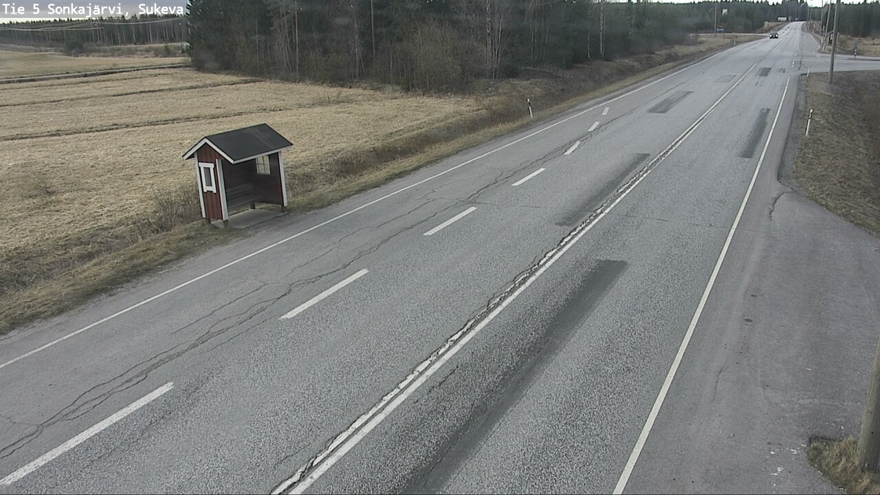Weather Camera Image Road 5 Sonkajärvi, Sukeva, Sonkajärvi, Pohjois-Savo