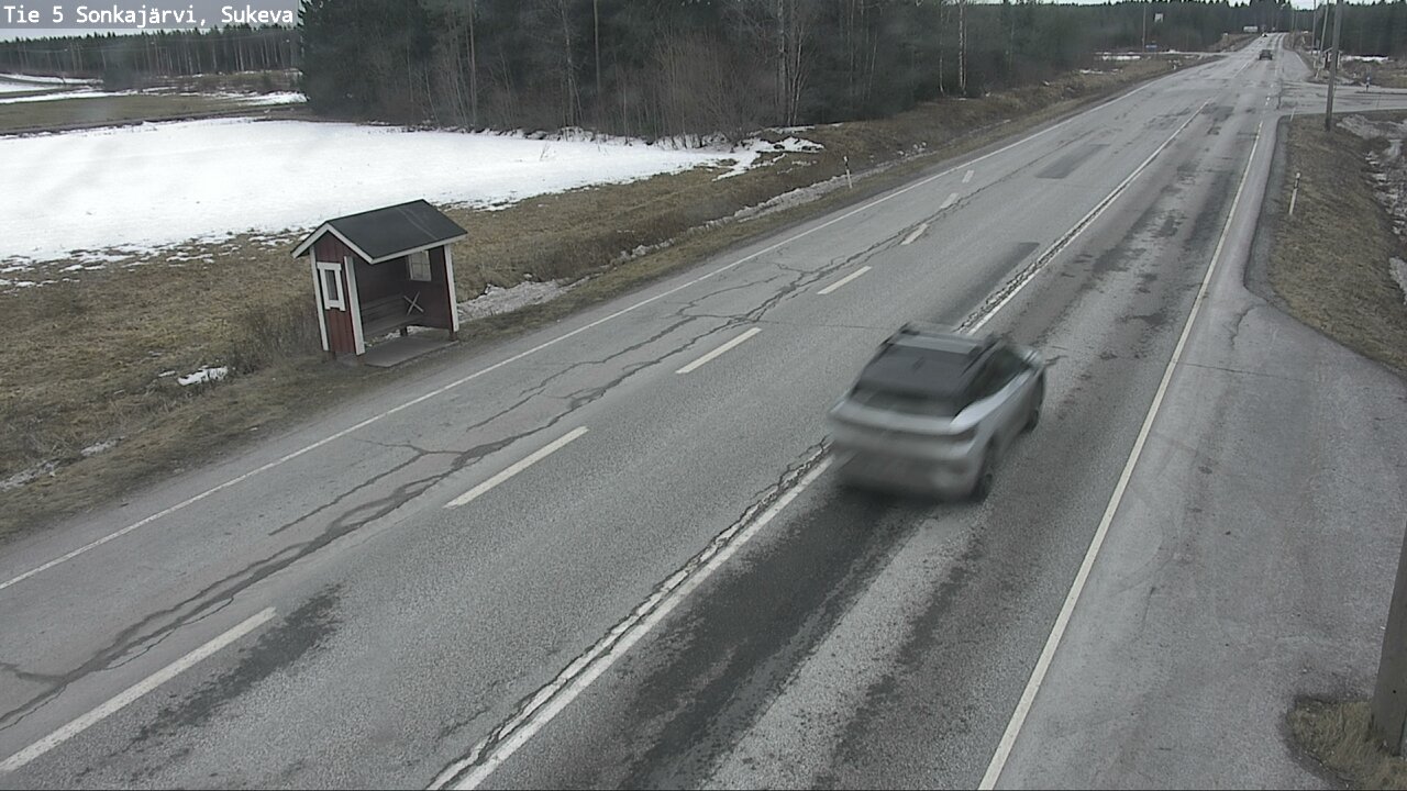 Weather Camera Image Road 5 Sonkajärvi, Sukeva, Sonkajärvi, Pohjois-Savo