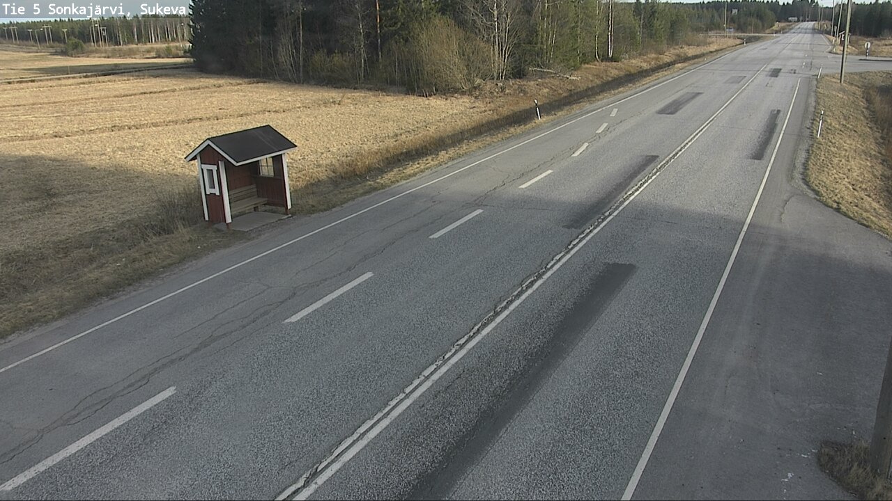 Weather Camera Image Väg 5 Sonkajärvi, Sukeva, Sonkajärvi, Pohjois-Savo