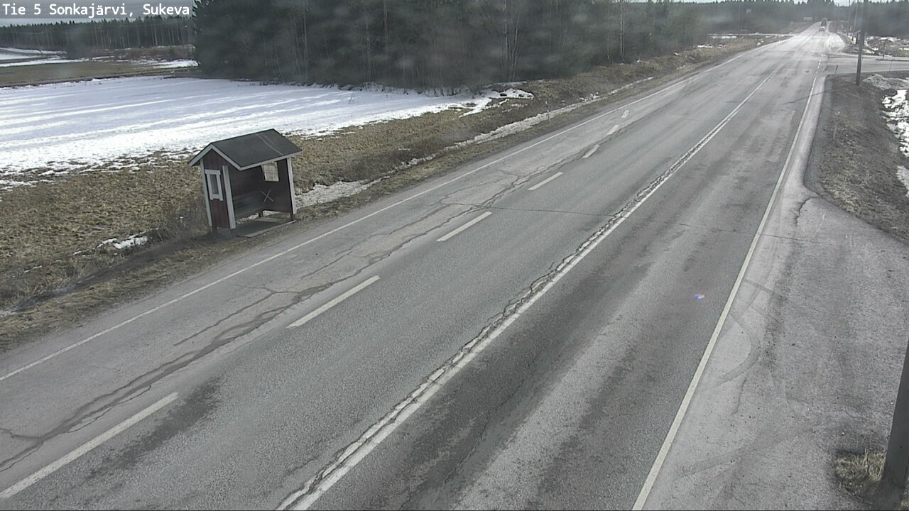 Weather Camera Image Road 5 Sonkajärvi, Sukeva, Sonkajärvi, Pohjois-Savo