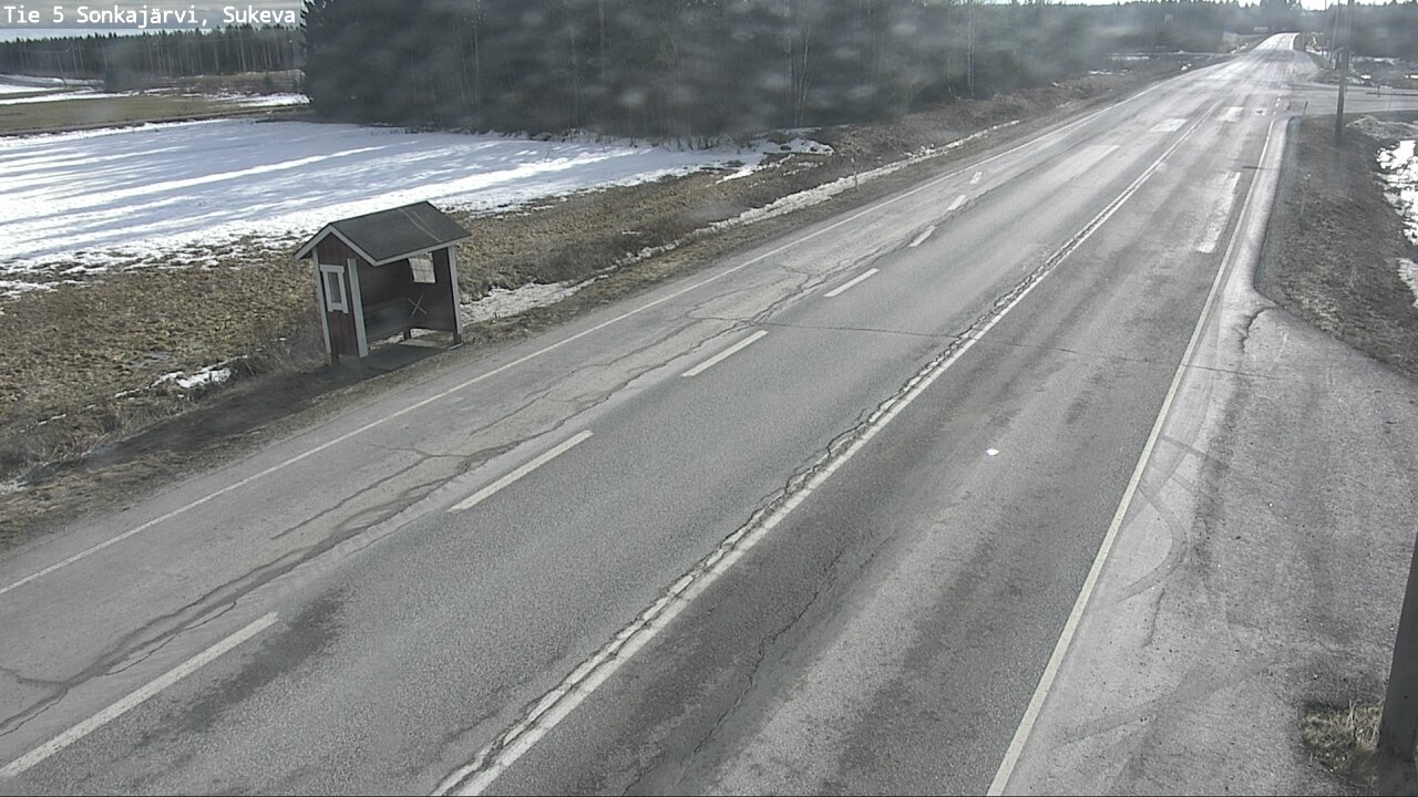 Weather Camera Image Road 5 Sonkajärvi, Sukeva, Sonkajärvi, Pohjois-Savo