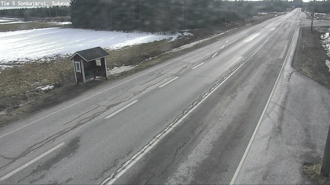Weather Camera Image Road 5 Sonkajärvi, Sukeva, Sonkajärvi, Pohjois-Savo