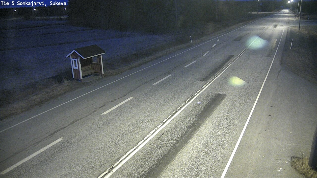Weather Camera Image Väg 5 Sonkajärvi, Sukeva, Sonkajärvi, Pohjois-Savo