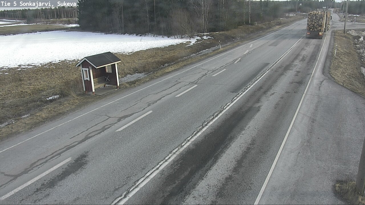 Weather Camera Image Road 5 Sonkajärvi, Sukeva, Sonkajärvi, Pohjois-Savo
