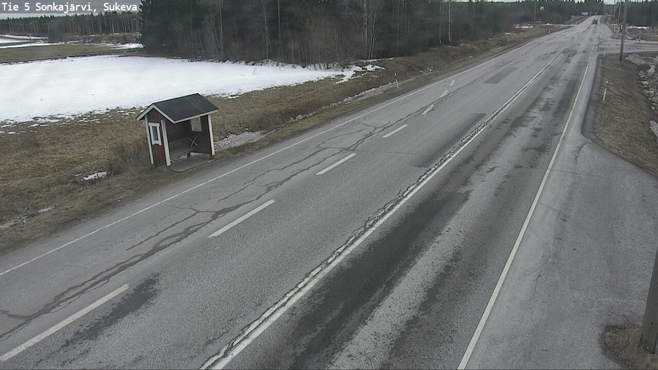 Weather Camera Image Road 5 Sonkajärvi, Sukeva, Sonkajärvi, Pohjois-Savo