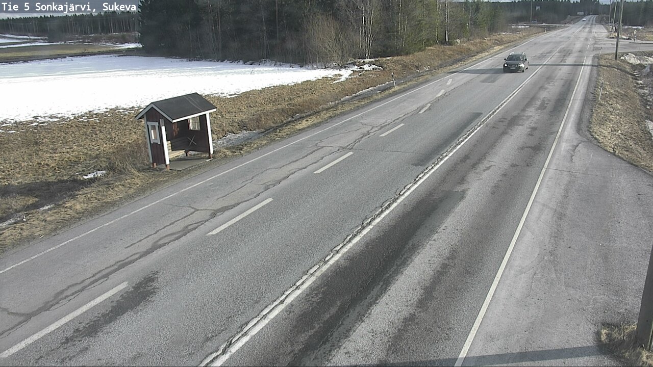 Weather Camera Image Road 5 Sonkajärvi, Sukeva, Sonkajärvi, Pohjois-Savo