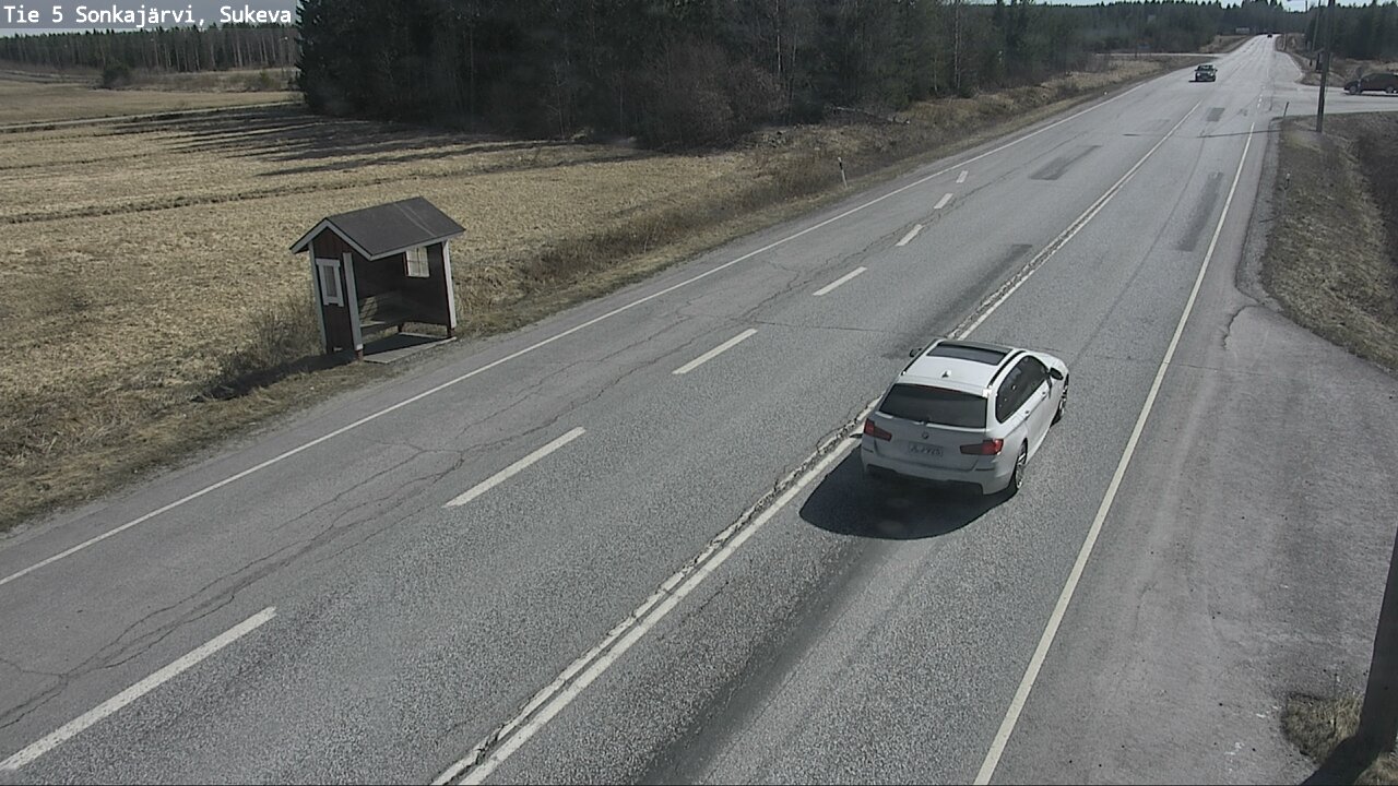 Weather Camera Image Väg 5 Sonkajärvi, Sukeva, Sonkajärvi, Pohjois-Savo