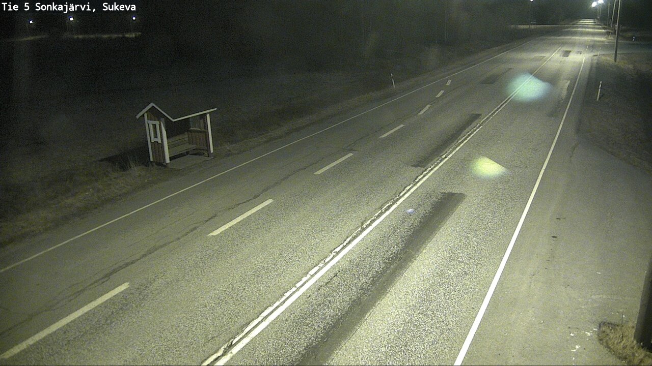 Weather Camera Image Väg 5 Sonkajärvi, Sukeva, Sonkajärvi, Pohjois-Savo