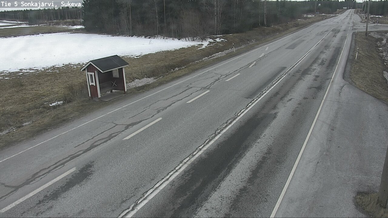 Weather Camera Image Road 5 Sonkajärvi, Sukeva, Sonkajärvi, Pohjois-Savo