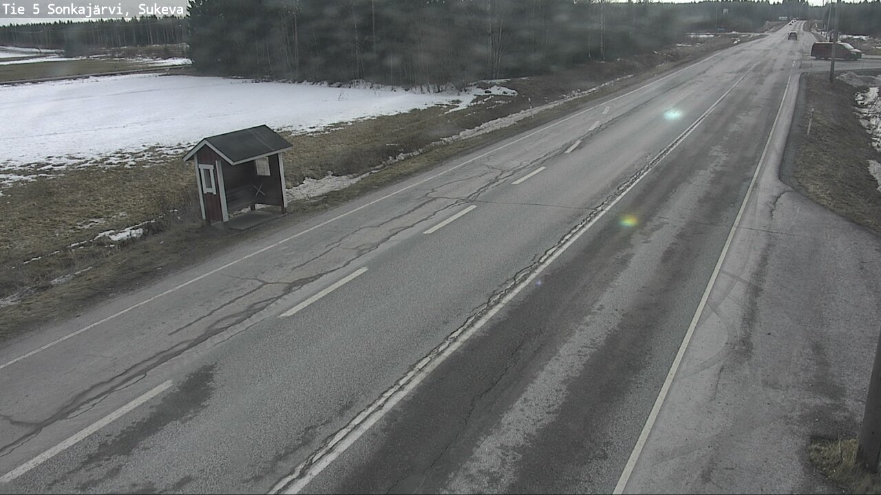 Weather Camera Image Road 5 Sonkajärvi, Sukeva, Sonkajärvi, Pohjois-Savo
