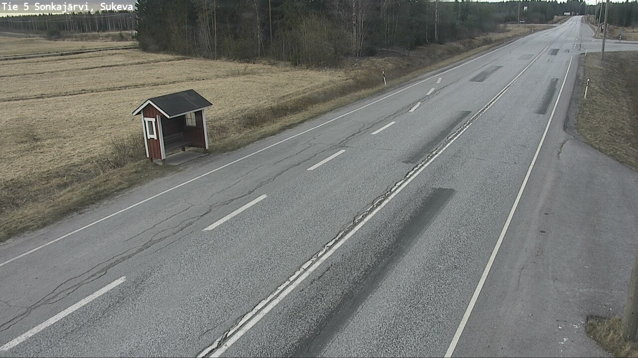 Weather Camera Image Road 5 Sonkajärvi, Sukeva, Sonkajärvi, Pohjois-Savo