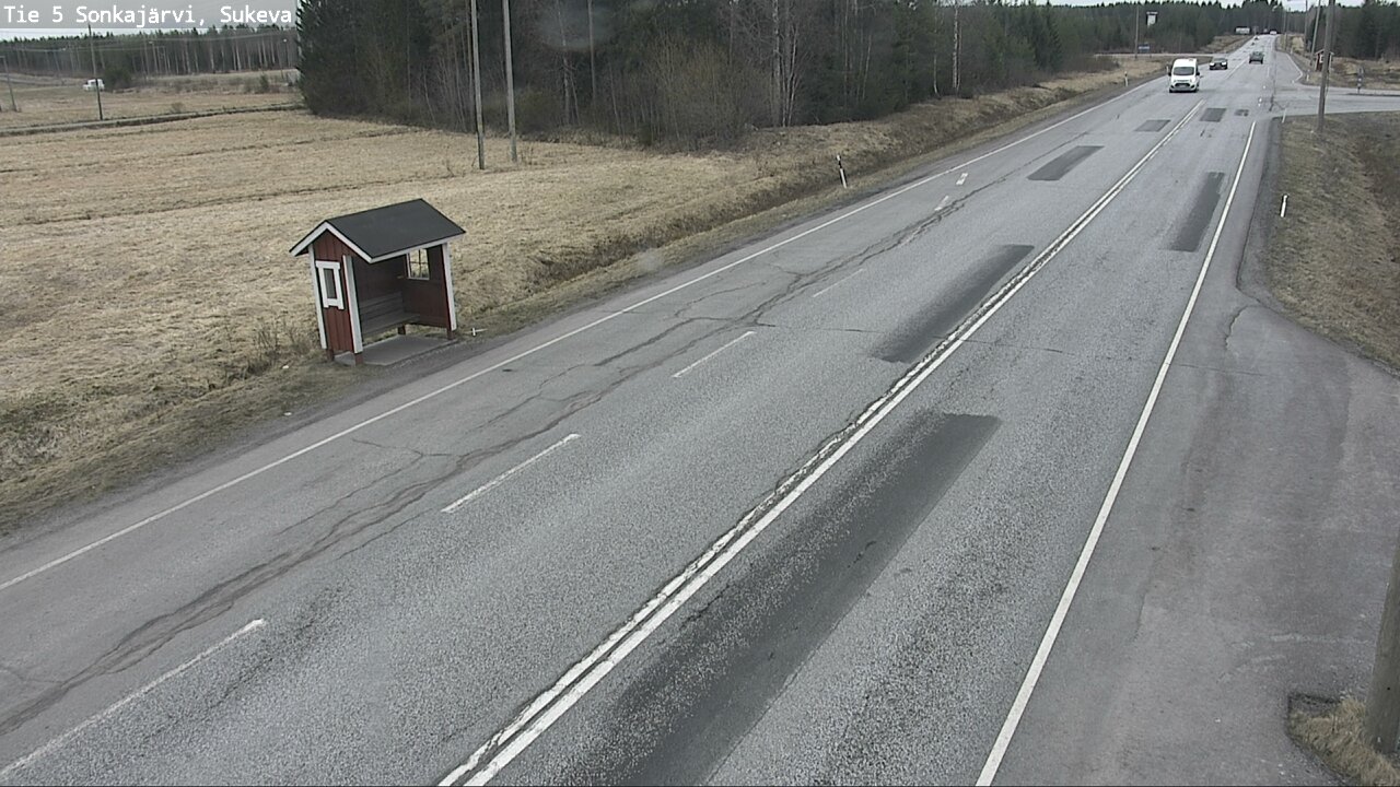 Weather Camera Image Road 5 Sonkajärvi, Sukeva, Sonkajärvi, Pohjois-Savo