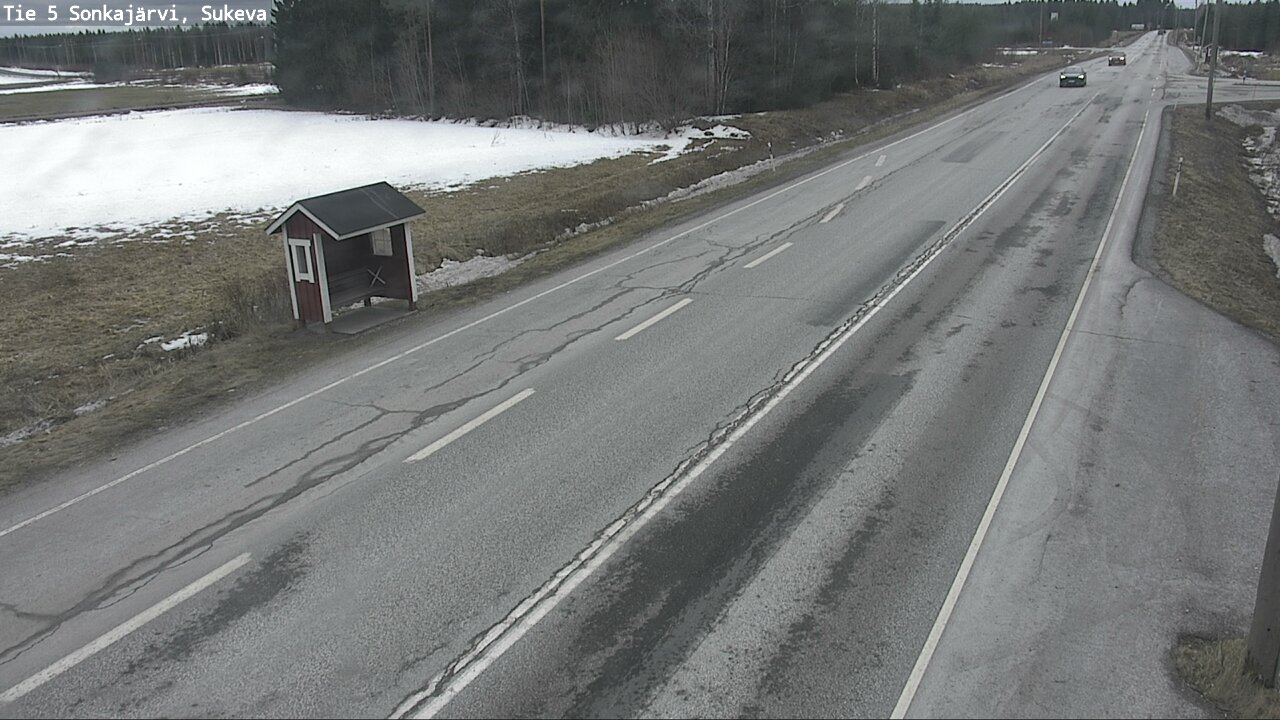 Weather Camera Image Road 5 Sonkajärvi, Sukeva, Sonkajärvi, Pohjois-Savo