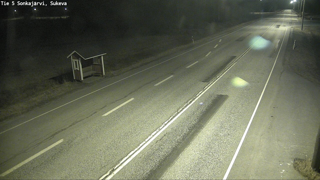 Weather Camera Image Väg 5 Sonkajärvi, Sukeva, Sonkajärvi, Pohjois-Savo